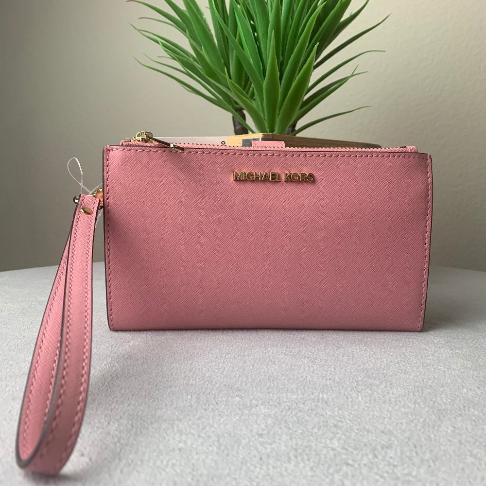 MICHAEL KORS LG DOUBLE ZIP WRISTLET